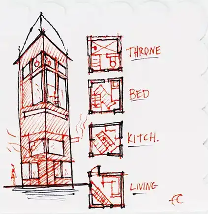 A residence with a 9 x 9-ft.