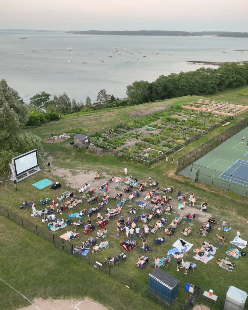 Maine Outdoor Film Festival–ariel view