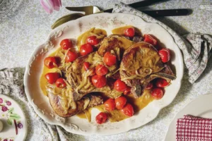 Pork Chops with Vinegar Peppers Recipe