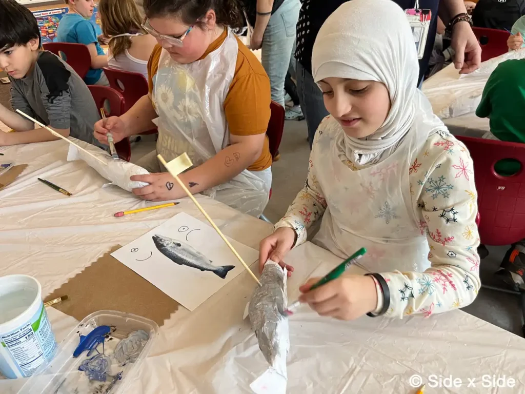 Foundation For Portland Public Schools–children making crafts