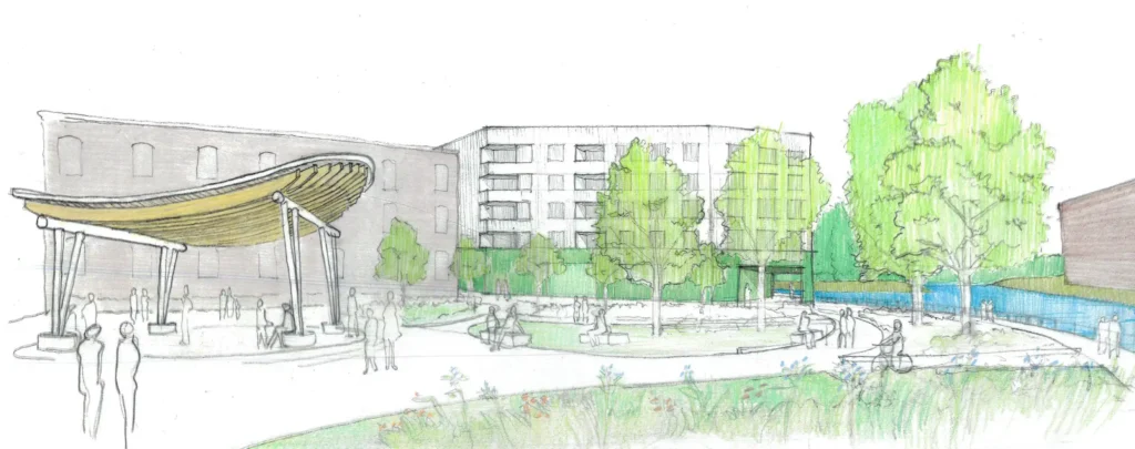 Saccarappa Park Illustration